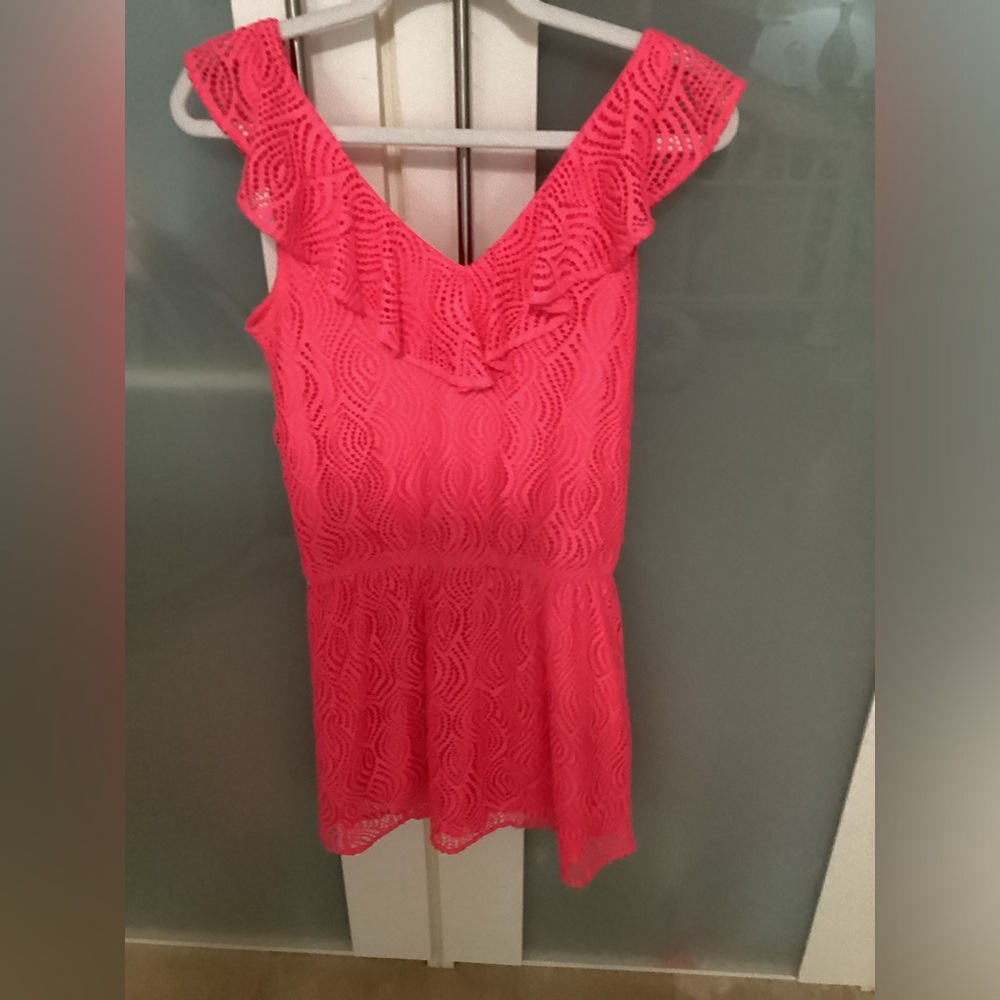 Lilly Pulitzer Alessa crab claw Pink Romper